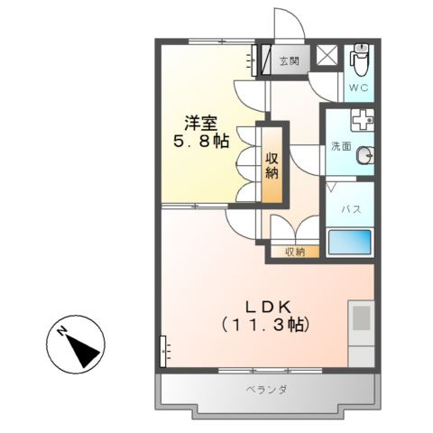 グランクールの間取り