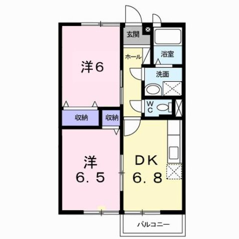 エルガーデンＢの間取り