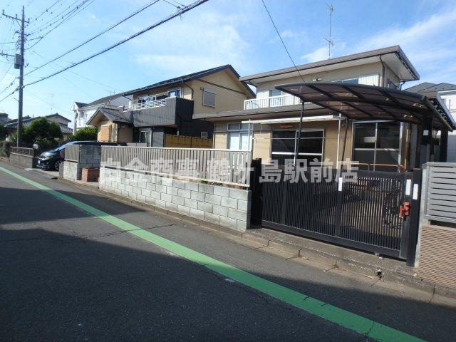 川越市かすみ野中古戸建の前面道路含む現地写真