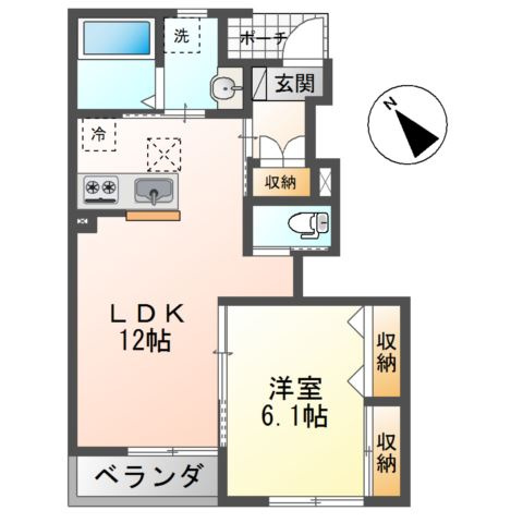 仮）元吉田町新築アパートの間取り