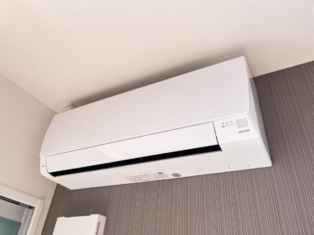 仮）水戸市笠原町字下組新築アパートA棟の設備|エアコン（イメージ）