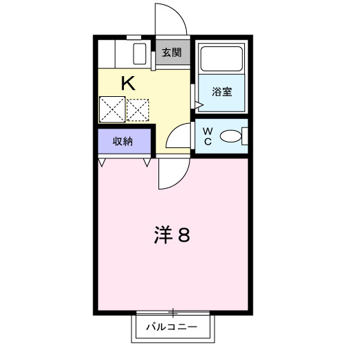 セカンドハウスⅡの間取り