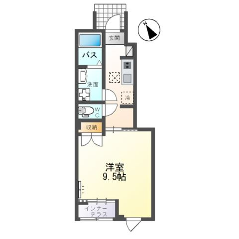 仮）水戸市見川５丁目新築アパートの間取り