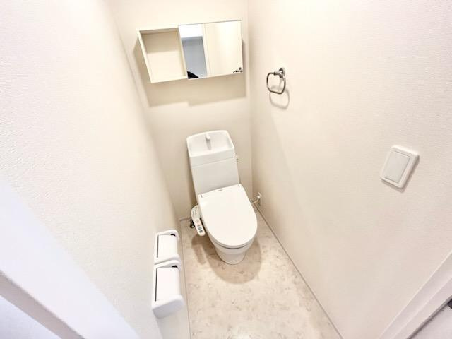 仮）水戸市見川５丁目新築アパートのトイレ|シャワー付トイレ（イメージ）