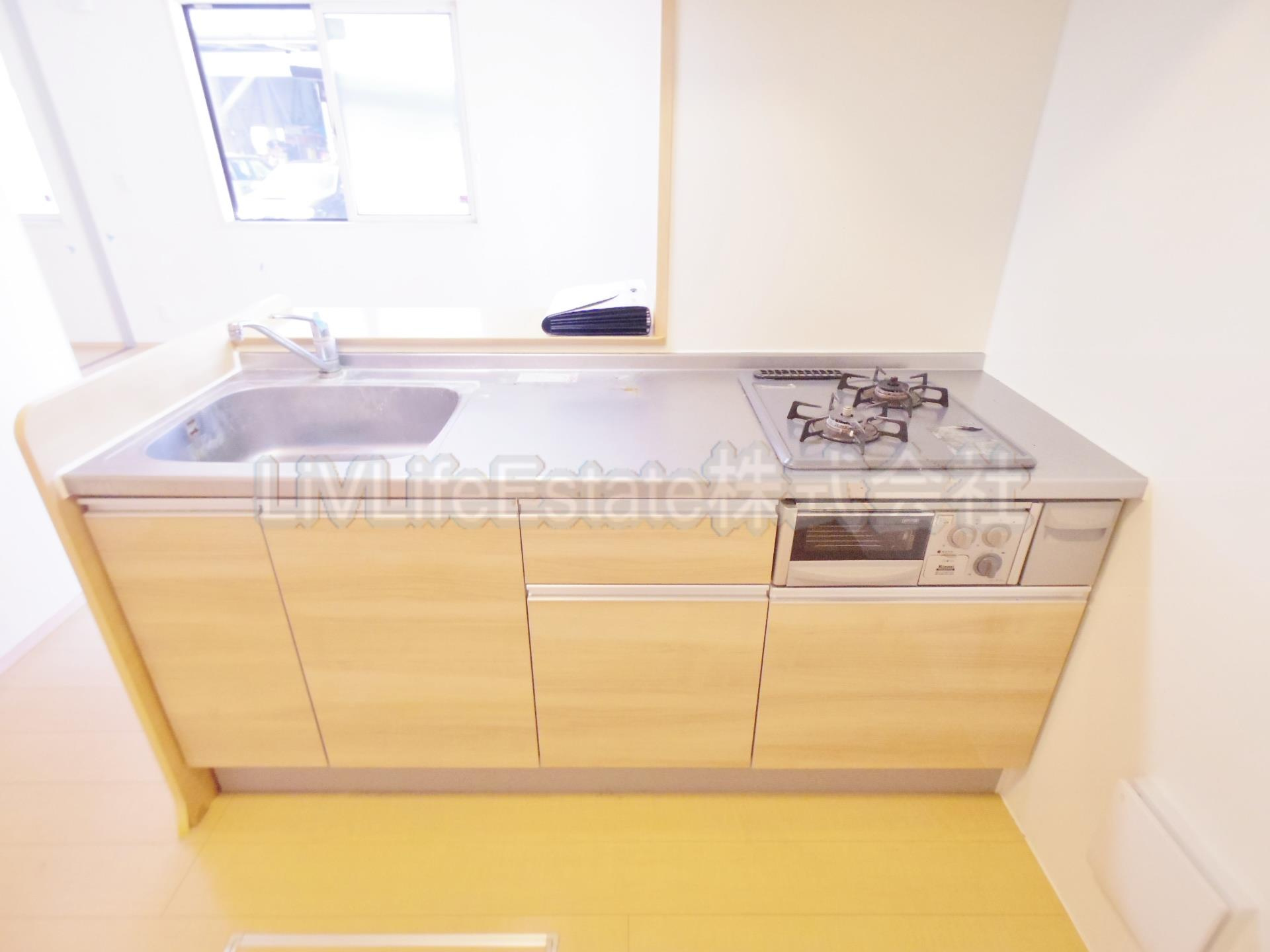 西東京市新町２丁目のアパートのキッチン