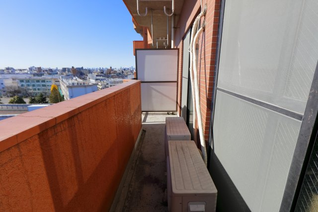 ロジュマン松本のバルコニー