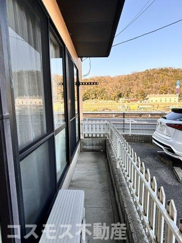 コーポ司　A棟のバルコニー