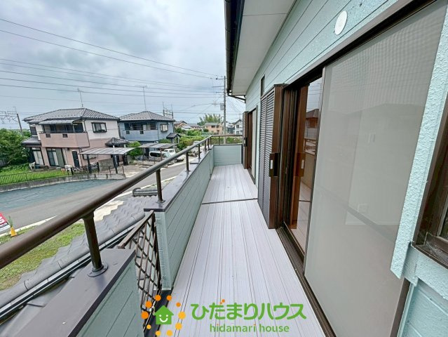 古河市中田　中古一戸建てのバルコニー