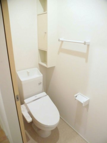 レジデンス岩田　Ａのトイレ|トイレもきれいです