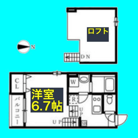ダヌア下坂町の間取り