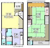 福住通テラスハウスの画像