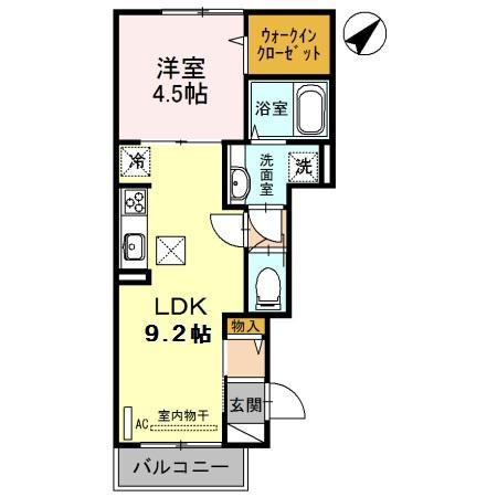 プティト　フェルムの間取り