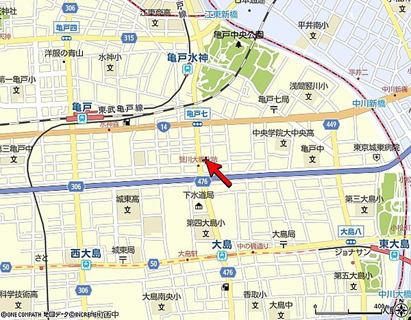 ラッフィナート　アロッジオの地図