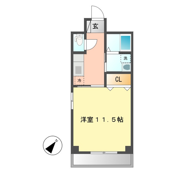 【間取り】 | アルボーレカミオタイ（ALOBORE kamiotai） | ALOBORE kamiotai(アルボーレ カミオタイ)
名古屋市西区の賃貸物件はなご家おもてなし不動産へ