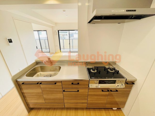 久留米市合川町の賃貸マンションのキッチン|お料理しやすいキッチンです