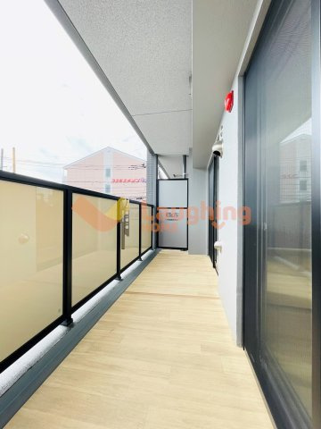 久留米市合川町の賃貸マンションのバルコニー|広々としたバルコニーです