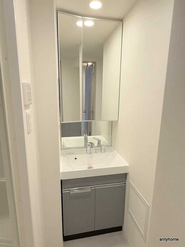 エスリードレジデンス大阪谷町ザ・マークス　仲介手数料無料の洗面所