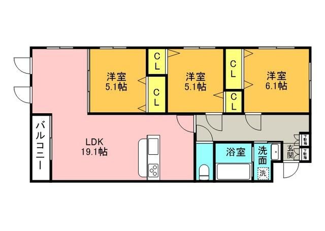 【間取り】 | ＴＨＥ　ＢＥＬＵＧＡ　世田谷　ＲＥＳＩＤＥＮＣＥ