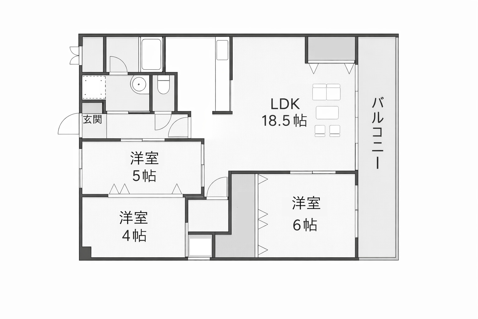 ベルレジョンの間取り