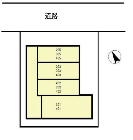 【区画図】 | メゾンドオヤマ