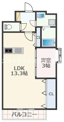 ラ・レジェンダ白川公園の間取り