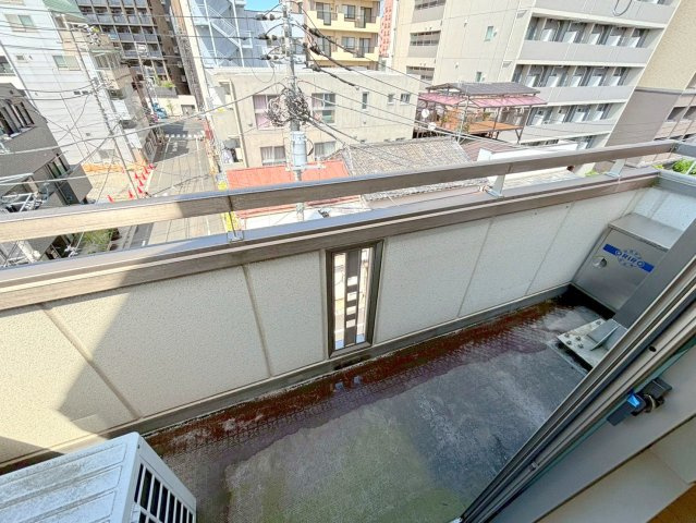 オークヒルズ早稲田のバルコニー