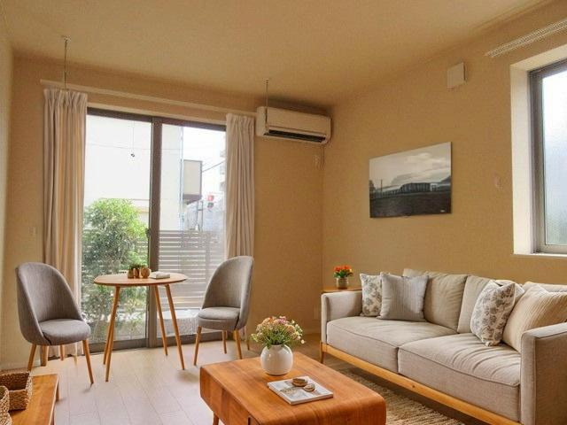 ル・ポール上大岡の居間・リビング|CG家具の為実際は家具が付きません

