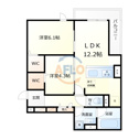 【間取り】 | クレスト平野南　間取り