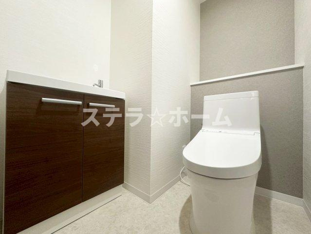 ファミール鶴見のトイレ|落ち着いたトイレです