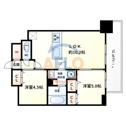 【間取り】 | Louis Residence弁天町　間取り