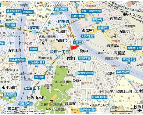 アペックスビルの地図
