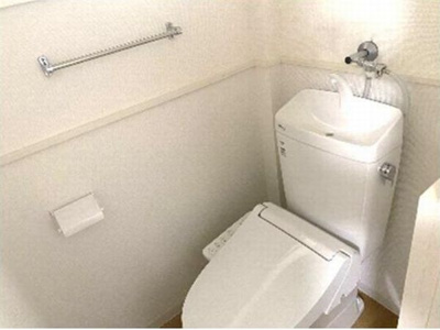 【トイレ】 | 片野ビル　15282 | 温水洗浄便座付きのトイレです