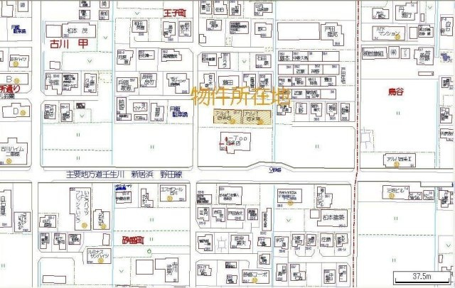 アルバ西条の地図