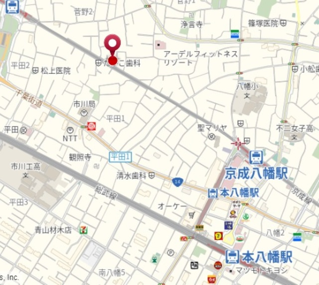 プチメゾン菅野の地図|★案内図★