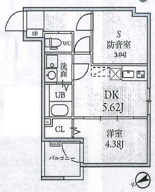 T's Cuore MUSE落合南長崎の間取り