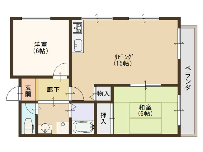 【間取り】 | メゾン北加賀屋