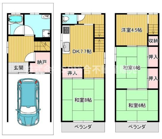 玉串元町2丁目中古戸建の間取り|2025年5月にリフォーム済みです♪