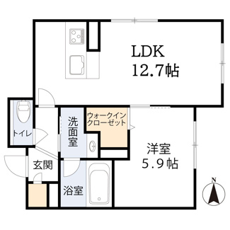 【間取り】 | シャーメゾンKH中央区玉造