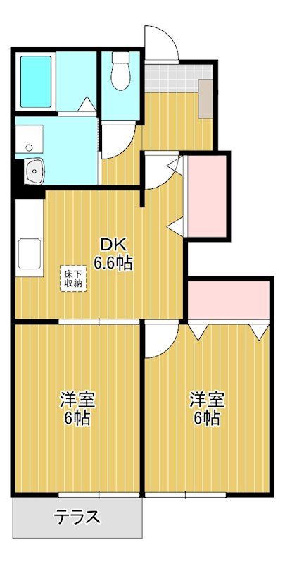 エテルノDの間取り