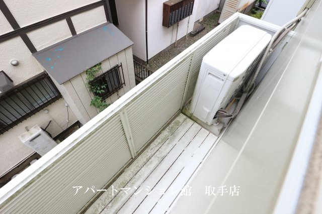 レオパレスカメリアのバルコニー