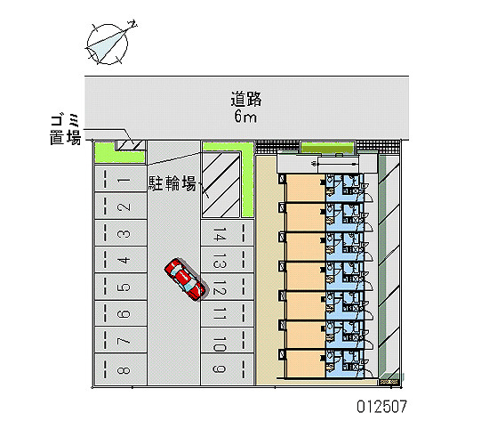 レオパレストレジャーズの駐車場|画像4