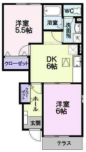 アスペンベ－ルＥの間取り|間取図