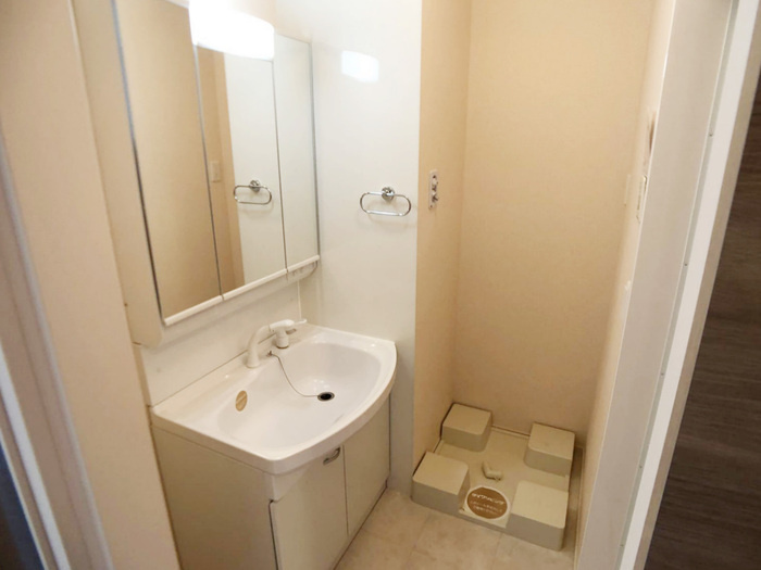 バレンタインハウス温泉町の洗面所|洗面所