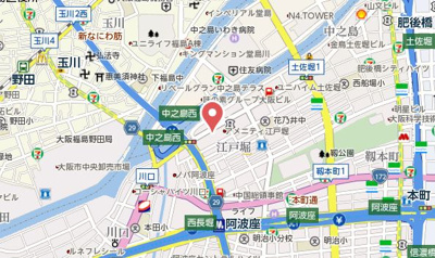 【地図】 | プランドール江戸堀レジデンス