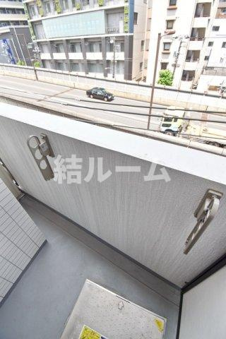 板橋区本町の賃貸マンションのバルコニー