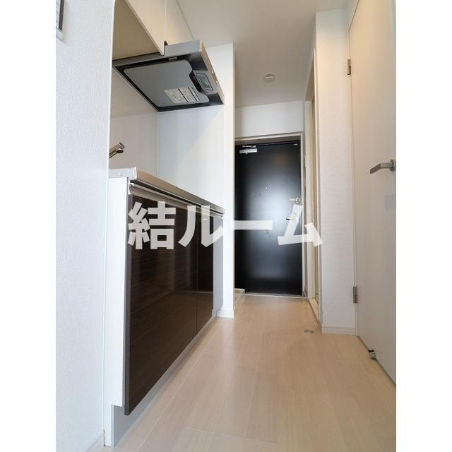 板橋区本町の賃貸マンションの玄関