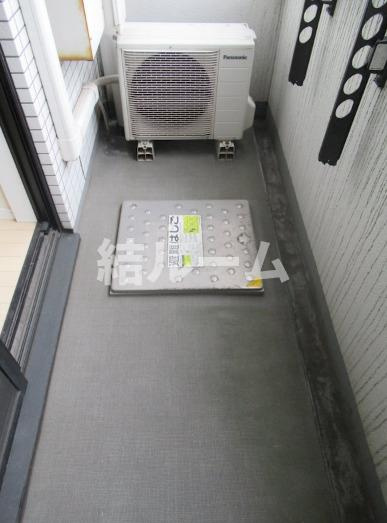 板橋区仲宿の賃貸マンションのバルコニー