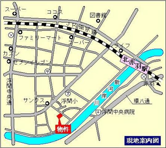 シティフォレストの地図