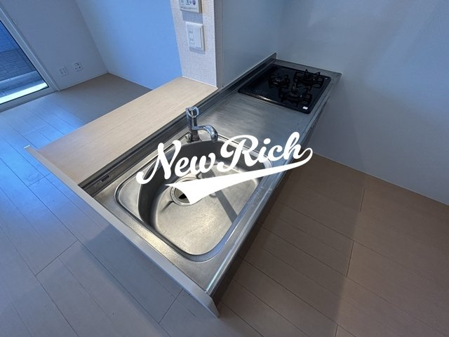 高崎市貝沢町のアパートのキッチン
