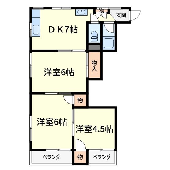 【間取り】 | コンラッド天川新町
